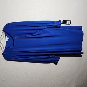 Nine West Dress Womens Size 16 Tunic Blue New